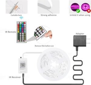 KSIPZE 100ft LED Strip Lights