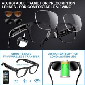 Best AI Smart Glasses 4K Video Recording & Real-Time AI Translation 2026