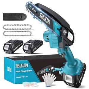 Best Cordless Mini Chainsaw 2026 – Seesii 6-Inch Handheld Electric Power Chain Saw
