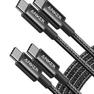 Best Fast Charging USB C Cable 2026 – Anker 60W Braided 2-Pack (6 ft, Black)