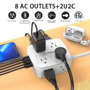 Best Surge Protector Power Strip with USB 2026 – Ultimate 8 Outlet Station
