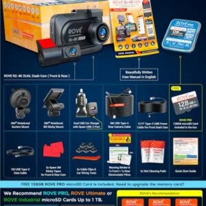 Best ROVE R2 4K Dual Dash Cam 2026: Ultimate Car Security Front Rear