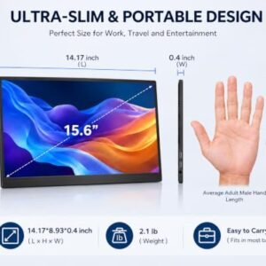 Best Portable Monitor for Laptop Gaming – Ultimate MNN 15.6 FHD Review 2026